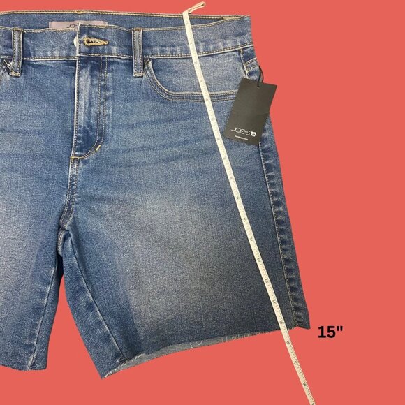 Joe’s Jeans Easy Bermuda Denim Shorts Women’s Size 30 – Classic Mid-Wash - Picture 4 of 10